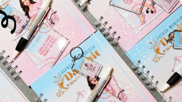 Agendas con llavero y lapicero a juego