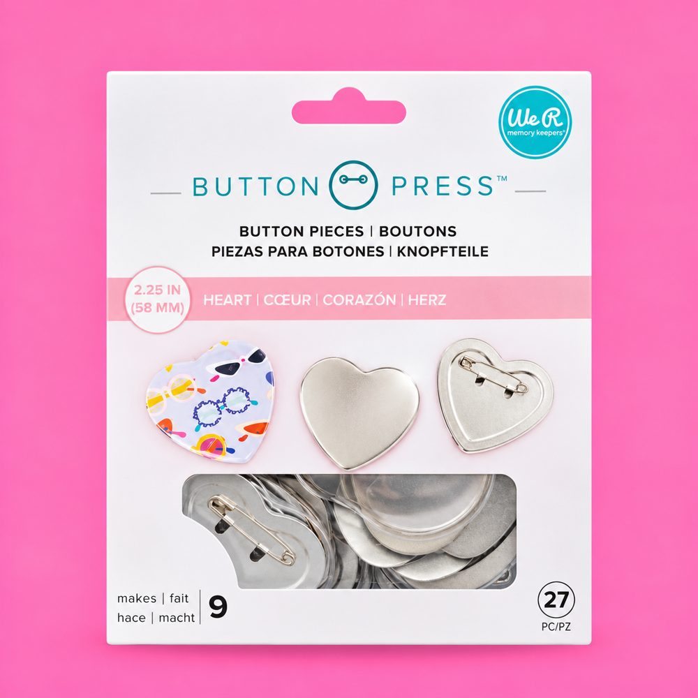 Kit de recarga de botones - Corazón (9 pines)