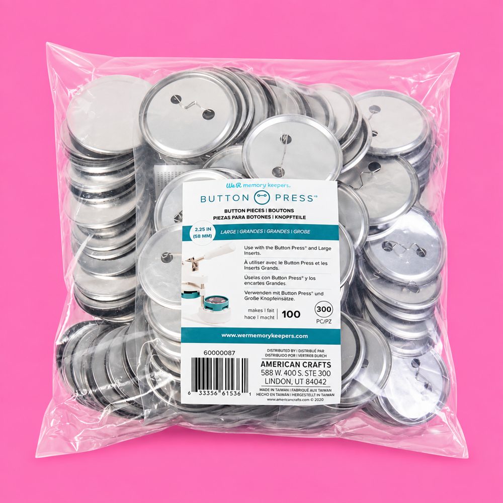 Recarga a granel de botones grandes 58 mm (100 piezas)