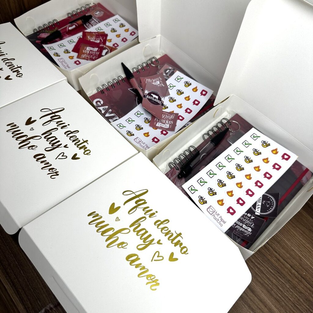 Kit completo · Agenda 17 × 20 cm